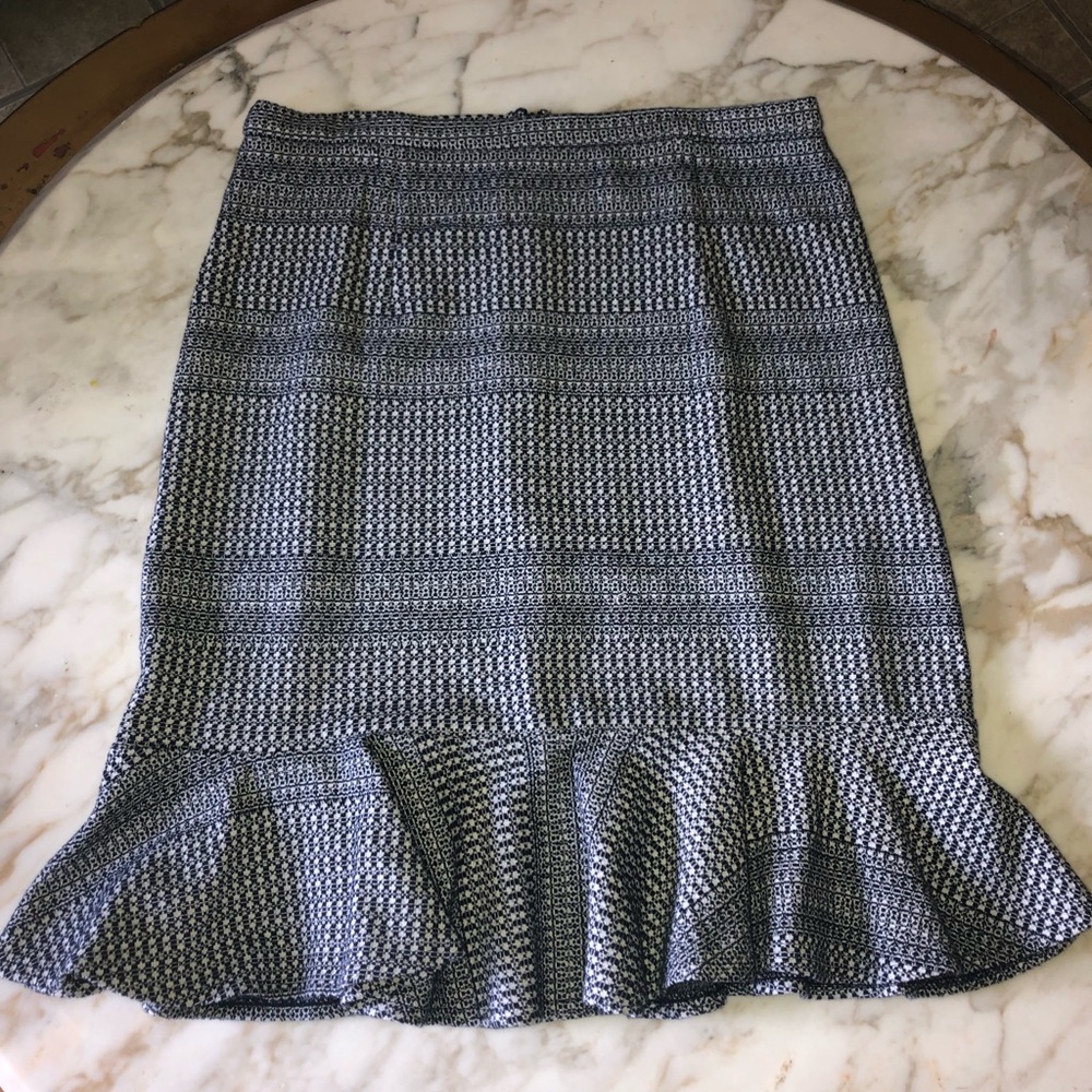 Black and white skirt